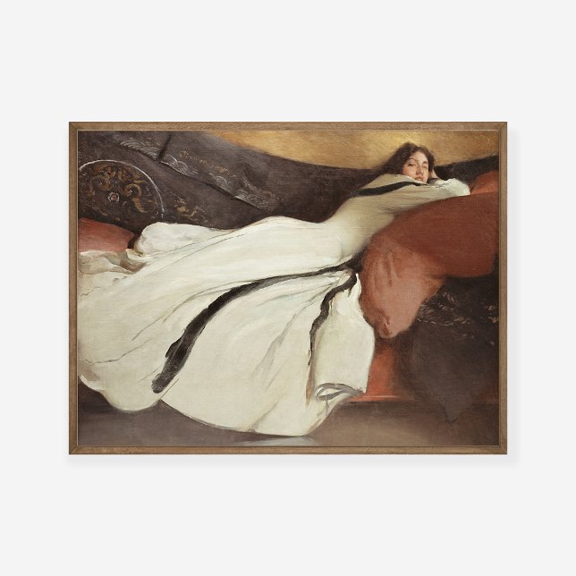 Poster John White Alexander Repose Peinture Art Imprimer (Créateur téléchargé)