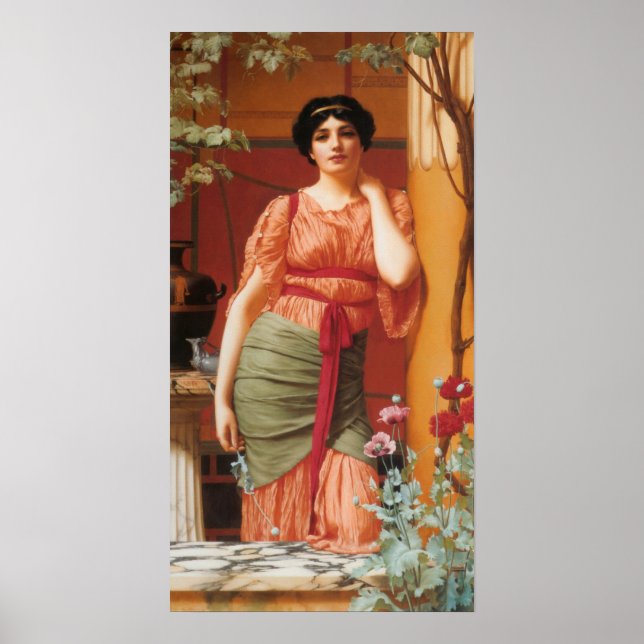 Poster John William Godward - Nerissa (Devant)