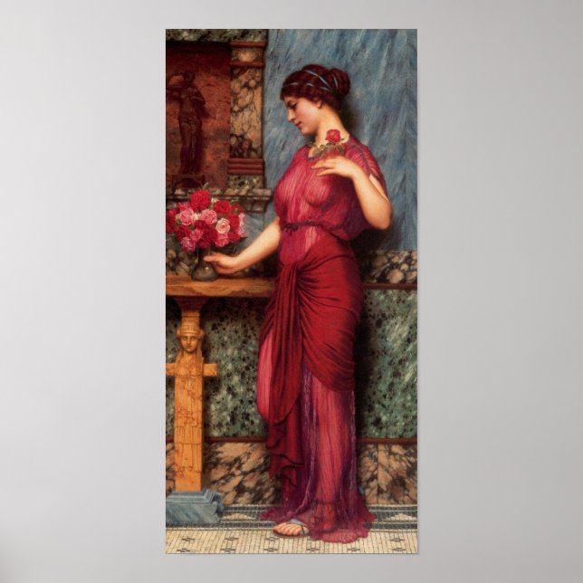Poster John William Godward - Une offre (Devant)