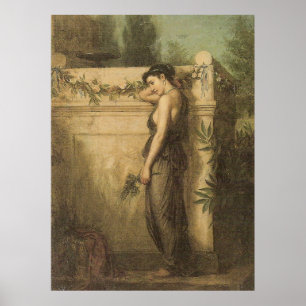 Poster John William Waterhouse allé mais non oublié