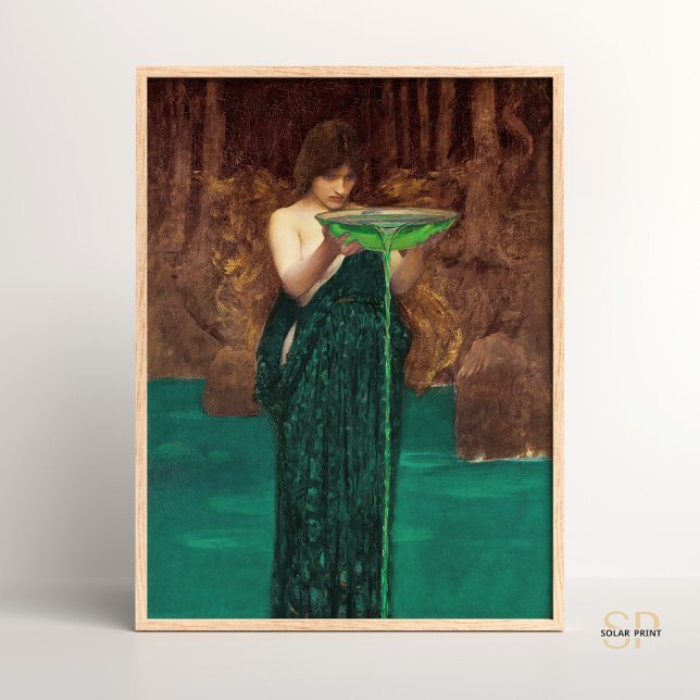 Poster John William Waterhouse Circe Invidiosa Mythologiq (Créateur téléchargé)