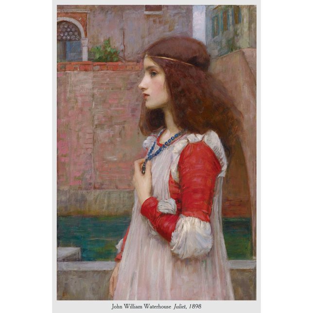 Poster John William Waterhouse Juliet Shakespeare (Créateur téléchargé)