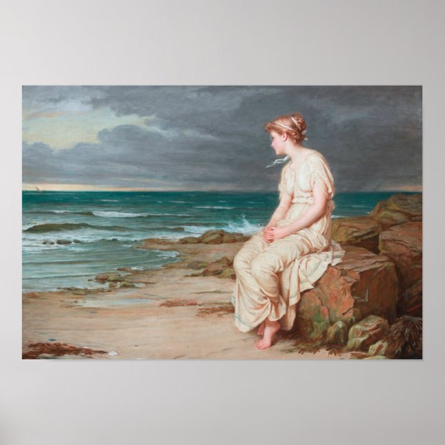 Poster John William Waterhouse - Miranda (Devant)