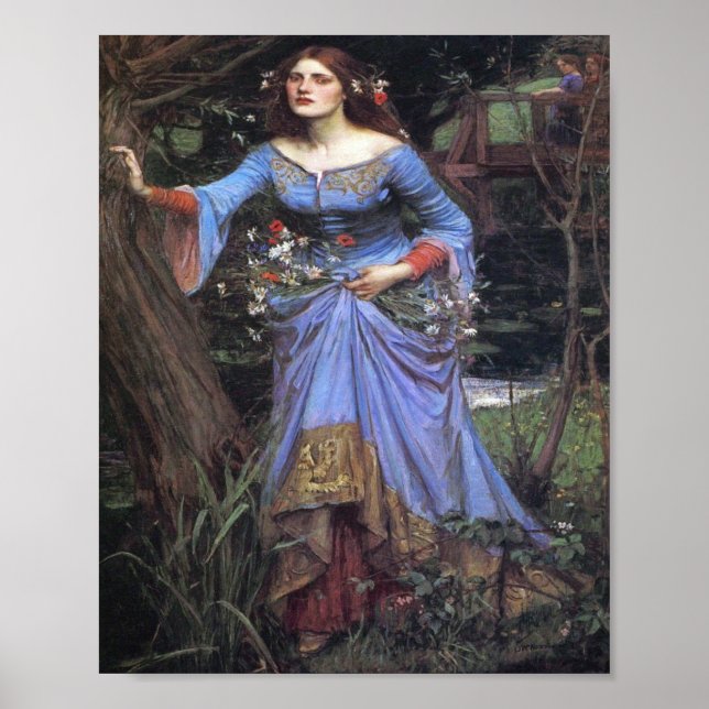 Poster John William Waterhouse - Ophelia (Devant)