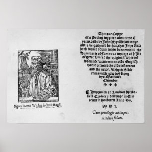 Poster John Wycliffe