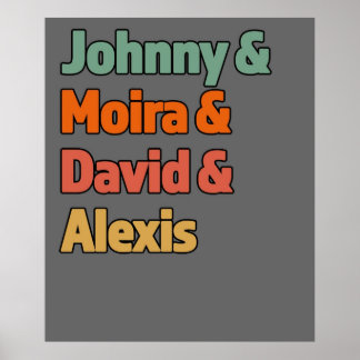 Poster Johnny Moria David Alexis Grand cadeau pour la tél