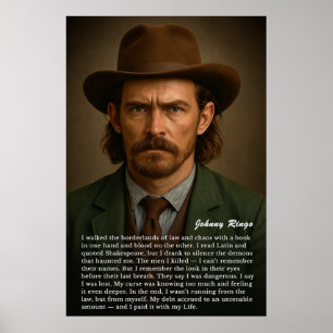 Poster Johnny Ringo - Le Gunslinger instruit