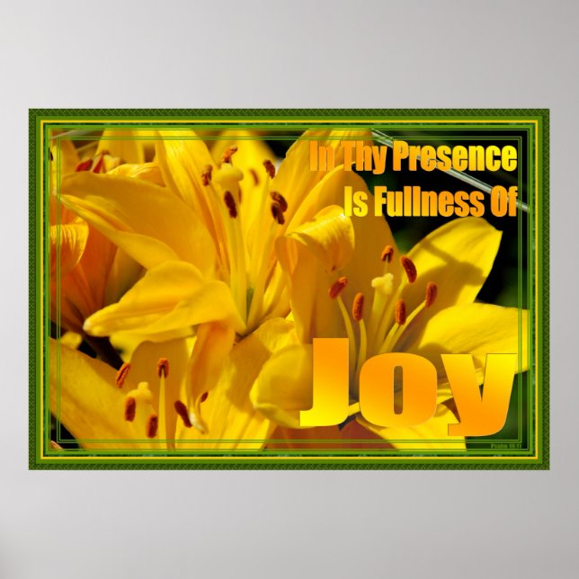 Poster Joie (Devant)