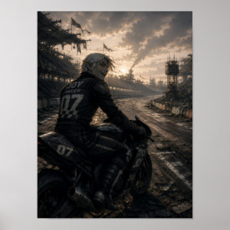 Poster Joie / Coureur / Piste sans fin