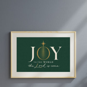 Poster JOIE DANS LE MONDE Noël chrétien