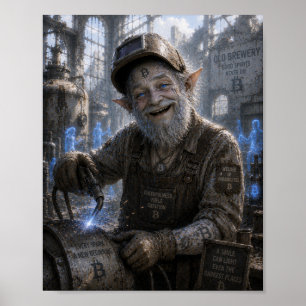 Poster Joie de vivre / Soudure / Brasserie Abandonnée