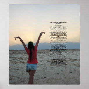 Poster Joie et peine par Kahlil Gibran