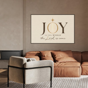 Poster JOIE POUR LE MONDE Noël chrétien