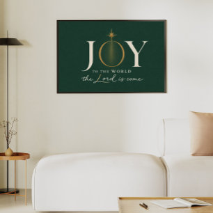 Poster JOIE POUR LE MONDE Noël chrétien