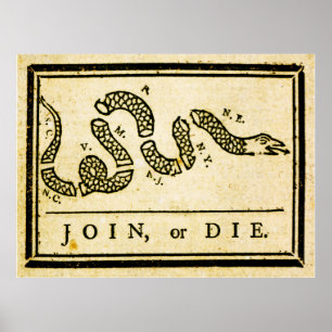 Poster Joignez ou mourez 1754