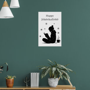 Poster Jólabókaflóð – Déferlante de livres islandaise, ca