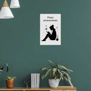 Poster Jolabokaflod - Inondation de livres en Islande