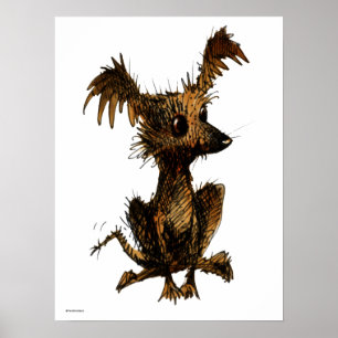 Poster Joli chien de jouet amusant