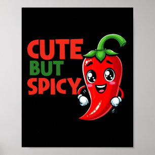 Poster Joli Chili Drôle Mignon Mais Épicé Par1