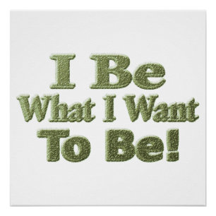 Poster Joli Design Sur "I Be" Signifie Pour Vous! T-shirt
