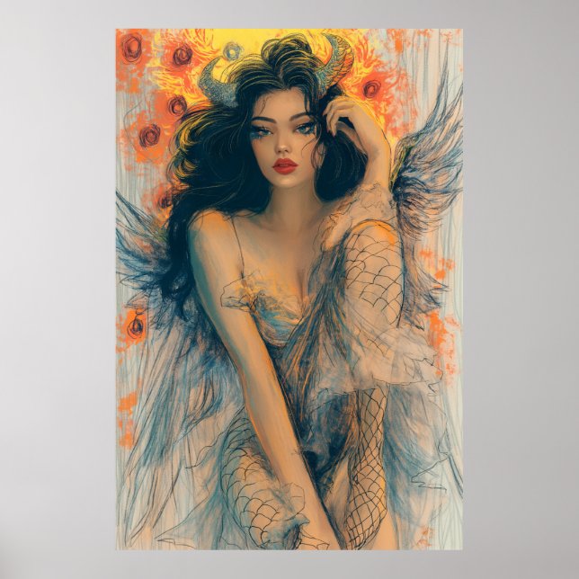 Poster Joli diable 10034 (Devant)