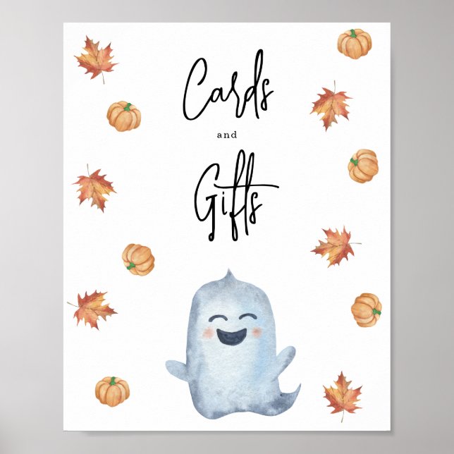 Poster Joli fantôme - cartes et cadeaux (Devant)