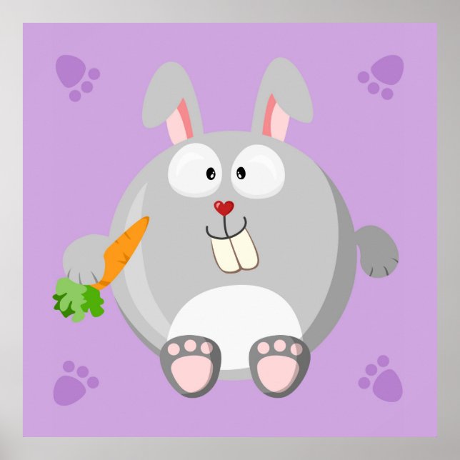 Poster Joli lapin (Devant)