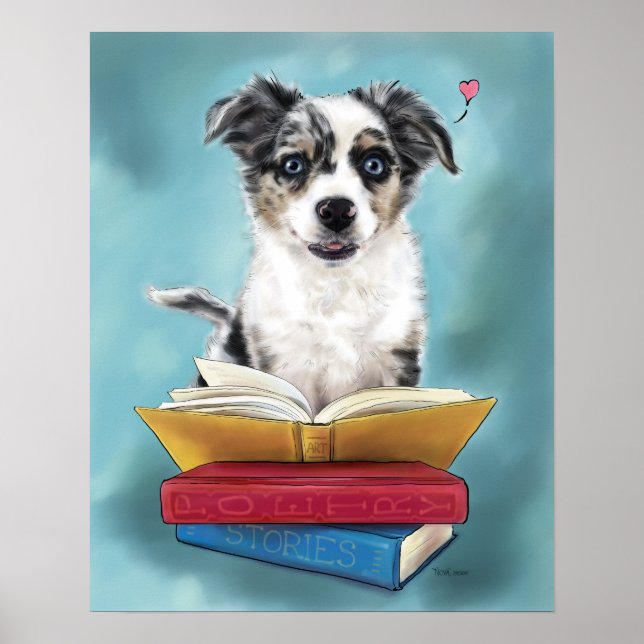 Poster Joli Louveur de livre de marionnettes (Devant)