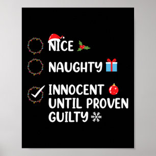 Poster Joli Méchant Innocent jusqu'à preuve du contraire