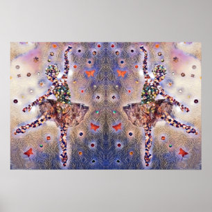 Poster Joli Mignonne Purple Mince Danseur