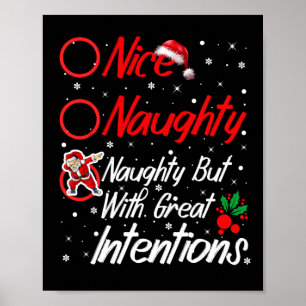 Poster Joli Naughty Naughty Mais Avec De Grandes Intentio