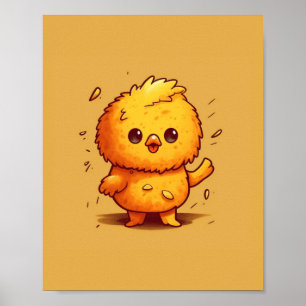 Poster Joli petit poussin