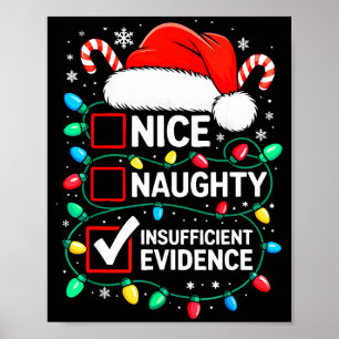 Poster Joli sale insuffisance de preuves T-shirt drôle de