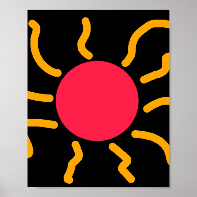 Poster Joli soleil (Devant)