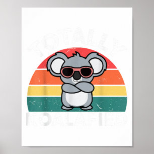 Poster Joli T-Shirt Koalafied Papa Hommes Enfants Garçons