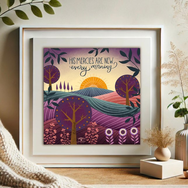 Poster Jolie citation de Mercies Inspirantes Artistiques  (Créateur téléchargé)