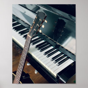 Poster Jolie conception de piano