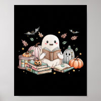 Jolie Fantôme Lecture Livre Amateurs Automne Autom