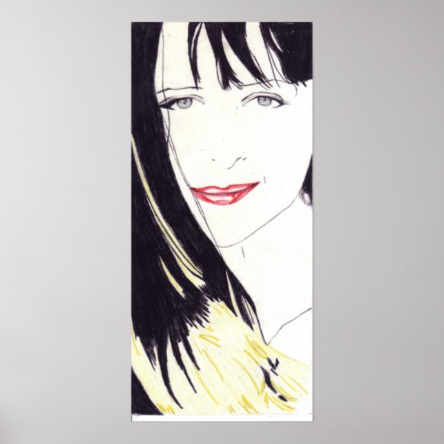 Poster Jolie fille (Devant)