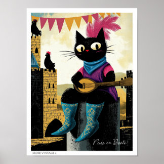 POSTER JOLIE ILLUSTRATION 'LE CHAT POTTÉ'