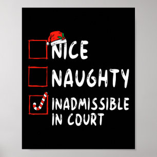 Poster Jolie Mauvais Irrecevable Au Tribunal Liste De Noë