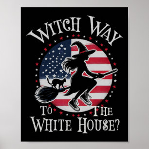 Poster Jolie Sorcière La Maison Blanche Kamala Harris Whe