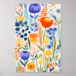 Poster Jolies Fleurs