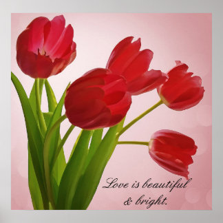 POSTER JOLIMENT FLORALE