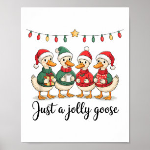 Poster Jolly Goose Christmas Holiday