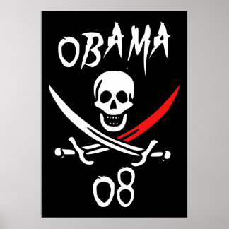 Poster Jolly OBAMA 08 {Tip de sang}