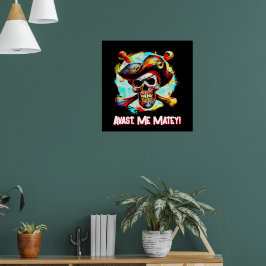 Poster Jolly roger moderne