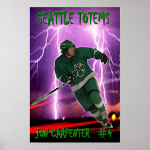 Poster Jon Carpenter - Totems de Seattle
