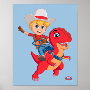 Poster Jon et Blitz Dino Ranch