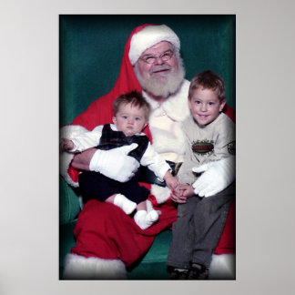 Poster jon logan avec père Noël